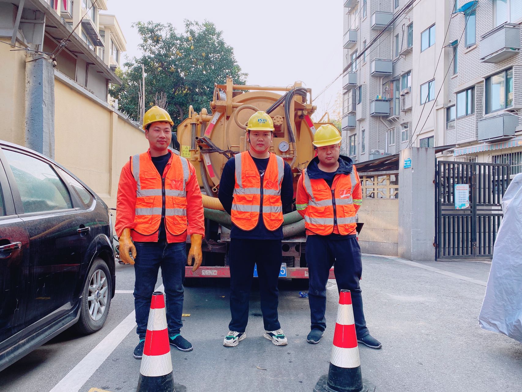 西岗南京某小区管道清淤检测施工